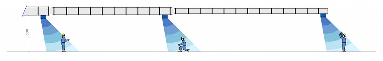 配置図 イラスト 断面図・拡大部
