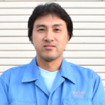 生産本部 第二製造部<br>加工二課一係<br>チーフ 柿﨑健二様
