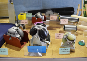 工場で作られている製品ラインナップ